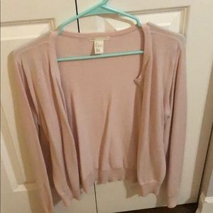 Peach pink H&M cardigan